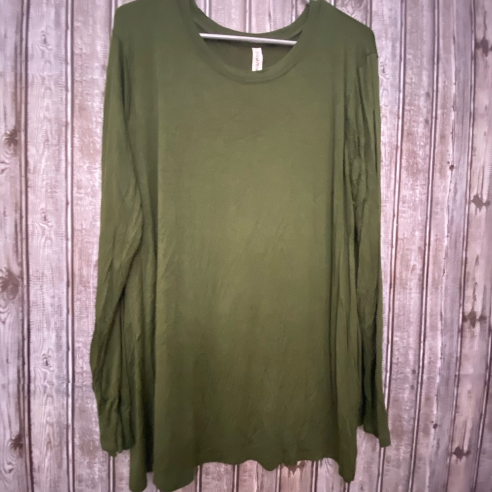 ☀️Long Sleeve Soft Green Top